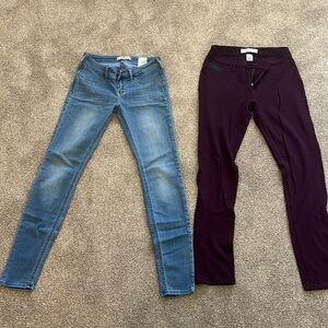 Calvin Klein and Hollister jeans very good condition like new